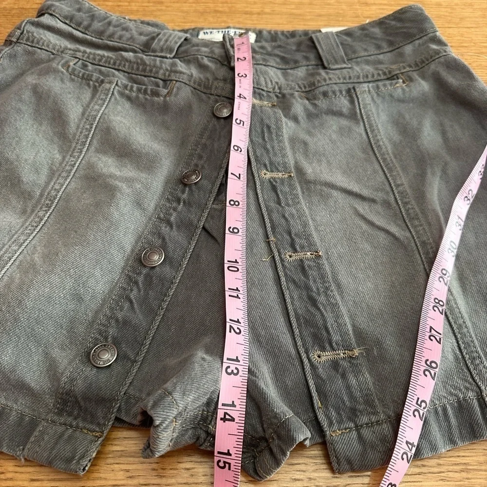 We The Free People NWT Midnight Sun Midrise Skort Sz 31, 16” waist